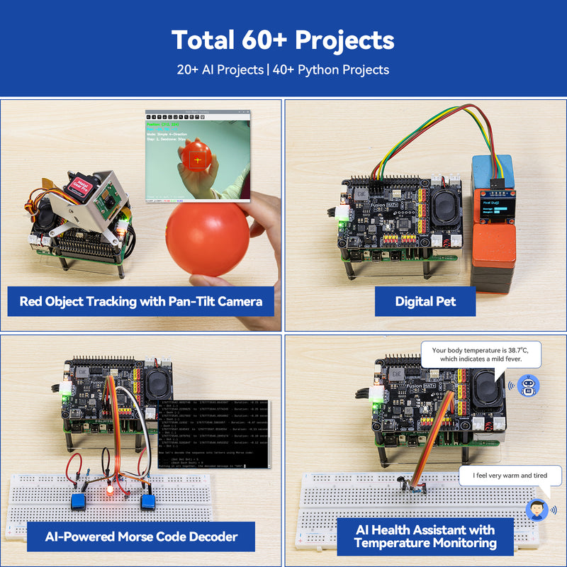 SunFounder AI Fusion Lab キット SunFounder AI Fusion Lab Kit for Raspberry Pi 5/4/3B+/Zero 2w