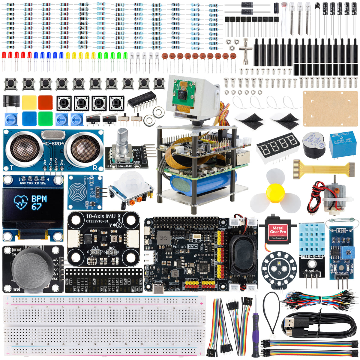 SunFounder AI Fusion Lab キット SunFounder AI Fusion Lab Kit for Raspberry Pi 5/4/3B+/Zero 2w