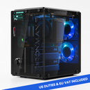 Pironman 5-MAX Dual NVMe M.2 SSD PCIe PC Case for Raspberry Pi 5 NAS RAID 0/1 Hailo-8l M.2 AI Accelerator PWM Tower Cooler+Dual RGB Fans, 0.96'' OLED Module, Safe Shutdown, Standard HDMI, RGB LED, RTC