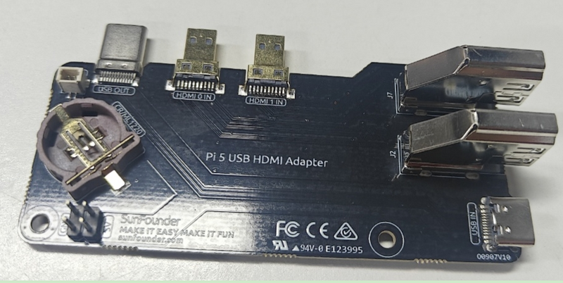 USB HDMI adapter for Pironman 5