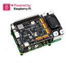 SunFounder Fusion HAT+ Expansion Board for Raspberry Pi 5/4/3B+/Zero 2W, 4 DC Motor Drivers, 12 PWM Servo, ADC, Speaker & Mic, Works with AI LLMs（ChatGPT/Gemini）