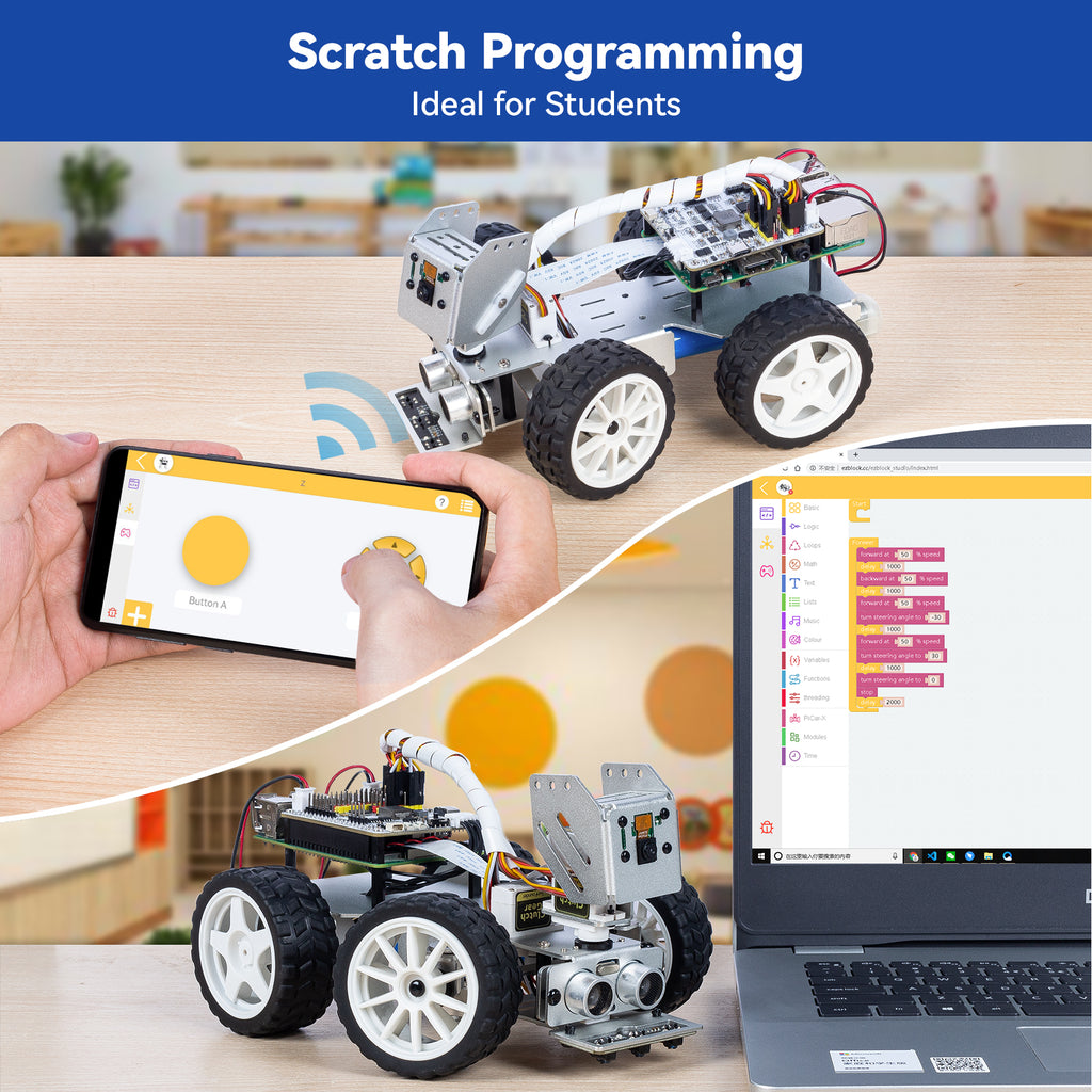 SunFounder Smart Video Robot Car for Raspberry Pi ,with remote control
