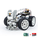 SunFounder Picar-X AI Video Robot Car Kit for Raspberry Pi 5/4/3B+/3B, ChatGPT-4o Enabled with Voice Command & Video Recognition, Python, Scratch, Camera, Mic, Rechargeable Batterry - SunFounder