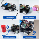 Raspberry Pi Pico Smart Car Kit （Battery Included ) - SunFounder