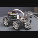 SunFounder Picar-X AI Video Robot Car Kit for Raspberry Pi 5/4/3B+/Zero 2w, LLMs ChatGPT-4o/Gemini/Grok, Voice&Video Recognition, Python, Scratch, Camera, Batterry (RPI NOT Included)