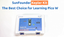 SunFounder Raspberry Pi Pico W Ultimate Starter Kit with Online Tutorials, RoHS Compliant - Kepler Kit