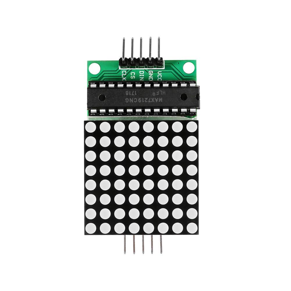 4pcs MAX7219 Dot Matrix Display Module Single-Chip Control LED Module ...