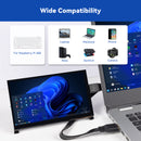 Raspberry Pi 7 Inch IPS LCD Touch Screen  Monitor Display 1024×600 Capacitive Screen HDMI Plug & Play for Raspberry Pi 5/4B/3B+ Built-in Speaker 3.5mm Audio Jack - SunFounder