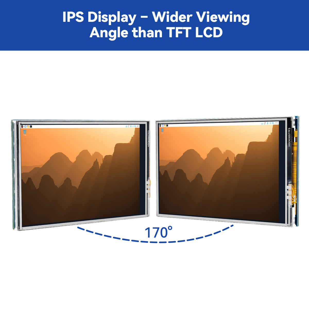 SunFounder 3.5 Inch 480x320 Touch Screen IPS LCD SPI Display 