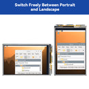 SunFounder 3.5 Inch 480x320 Touch Screen IPS LCD SPI Display Monitor with Stylus for Raspberry Pi 5/4B/3B+/Zero 2w/Pironman 5/Max, 50 FPS, 65K Colors, 40pin, Trixie, Ubuntu, Kali Linux, RetroPie - SunFounder