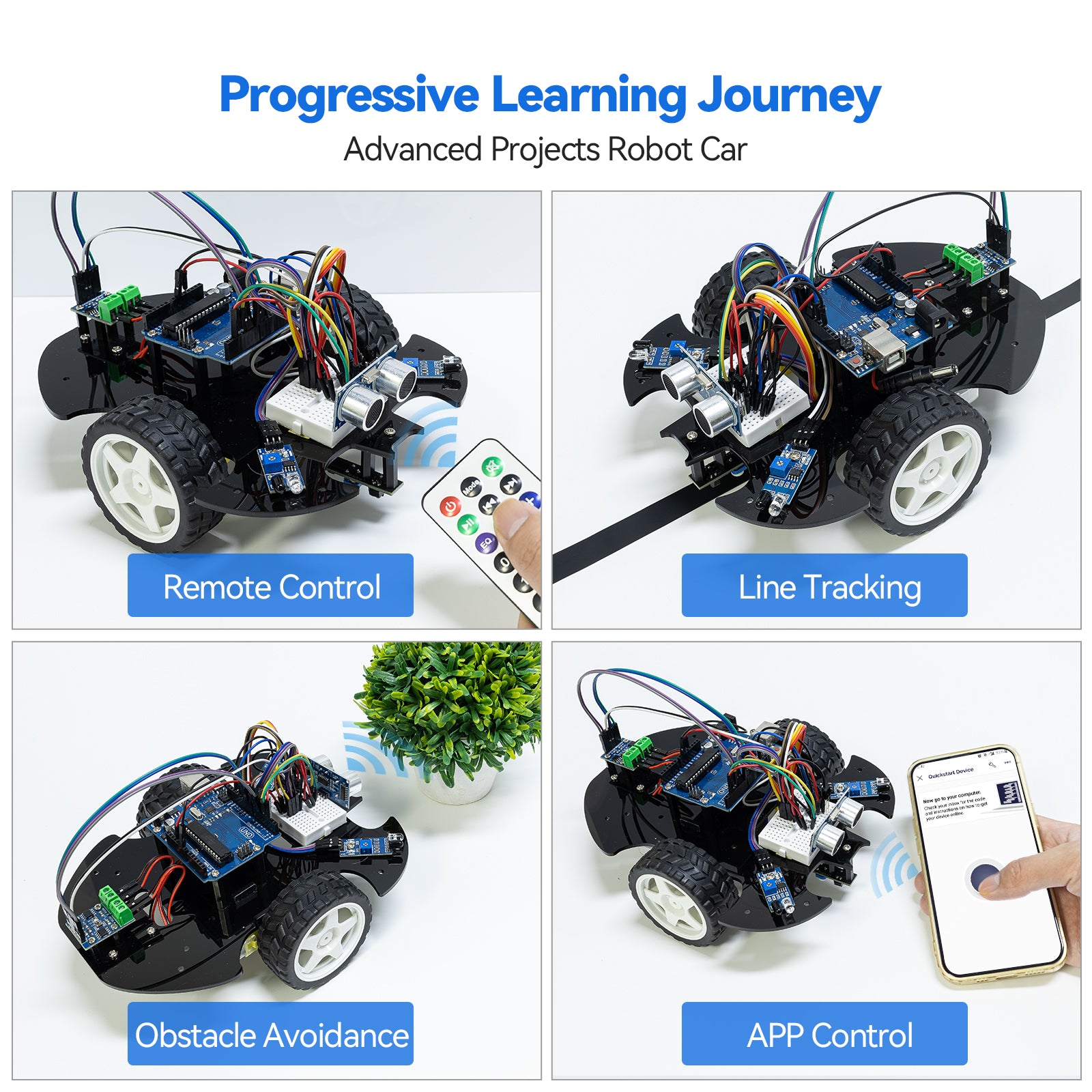 SunFounder 3 in 1 Starter Kit for Arduino Uno R3 | SunFounder