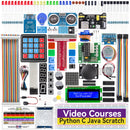 SunFounder Da Vinci Starter Kit for Raspberry Pi 5 4B 3B B+ 400, Zero 2 W, Python C Java Scratch Node.js, Online Tutorials & Video Courses for Beginners & Experts (Raspberry PI NOT Included) - SunFounder
