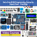 SunFounder Elite Explorer Kit with Original Arduino Uno R4 WiFi, RoHS Compliant, Online Tutorials & Video Courses for Beginners & Engineers - SunFounder