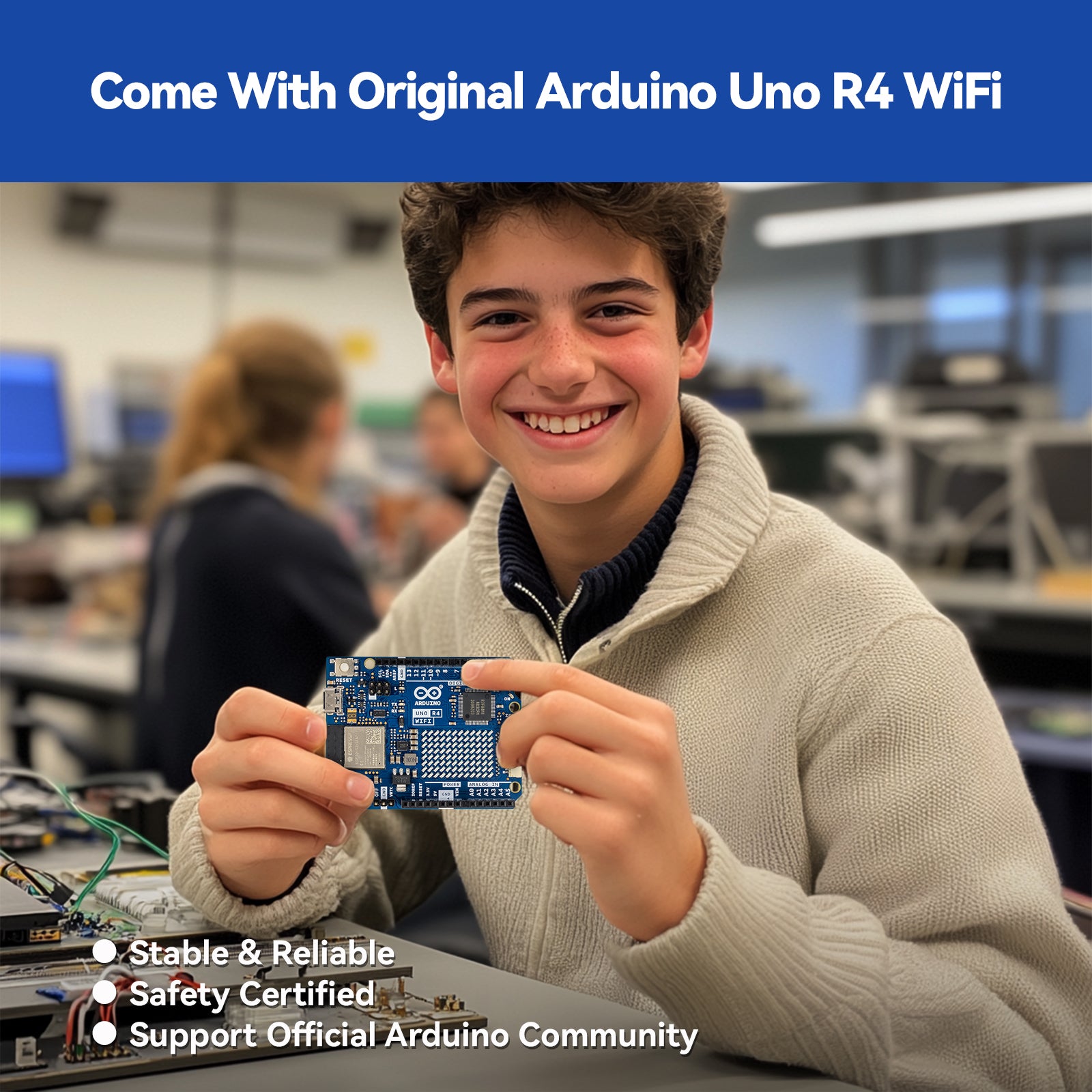SunFounder Elite Explorer Kit with Original Arduino Uno R4 WiFi, RoHS ...