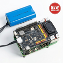 SunFounder Fusion HAT+ Expansion Board for Raspberry Pi 5/4/3B+/Zero 2W, Rechargeable Battery, 4 DC Motor Drivers, 12 PWM Servo, ADC, Speaker & Mic, Works with AI LLMs（ChatGPT-4o/Gemini） - SunFounder