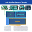 SunFounder RAB Holder for Arduino Uno R4 Minima/Wifi/Uno R3/Mega R3, Raspberry Pi 5 4B, Breadboard - SunFounder