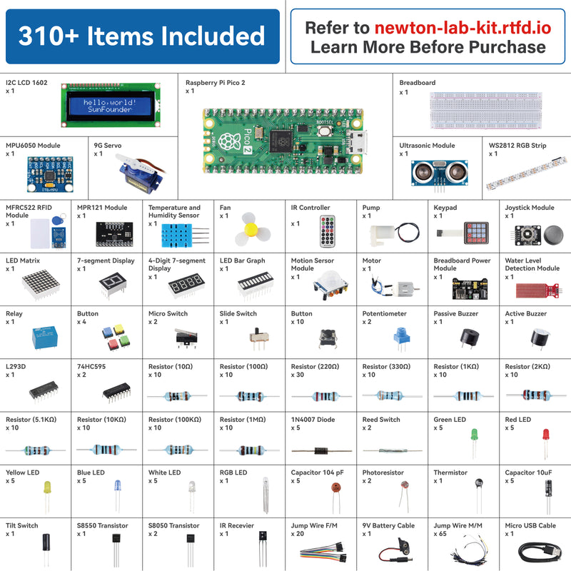LAFVIN Basic Starter Kit UNO R3 Project LCD1602 IIC with Tutorial for