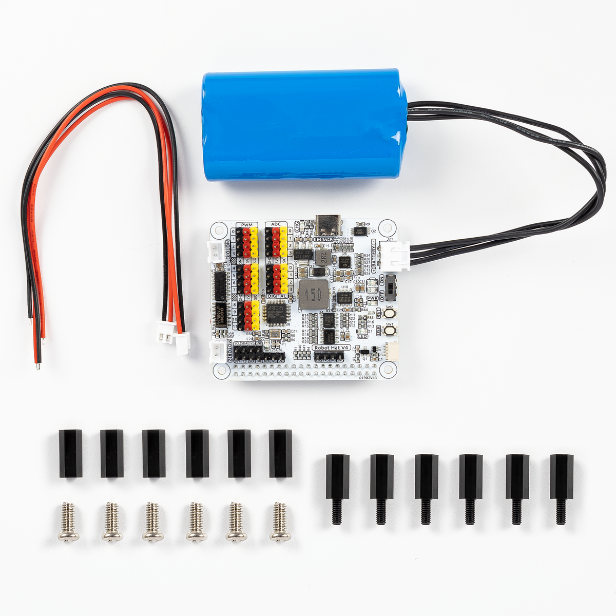 SunFounder Robot HAT Expansion Board Designed for Raspberry Pi 5