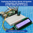 SunFounder Universal Maker Sensor Kit Compatible with Arduino Mega 2560/Uno R3/R4 Minima / WiFi Nano, Raspberry Pi 5/4B/3B+/Zero 2 W/, Pico W, ESP32, C++, Python, MicroPython, Beginners & Engineers - SunFounder