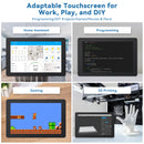 SunFounder Latest 10 Inch DIY Touch Screen All-In-One Solution for Raspberry Pi 5, IPS HD 1280x800 LCD, Built-In USB-C PD 5.1V/5A Output, HDMI, 10-point, No Driver, Speakers, for RPi 5/4/3/Zero 2W - SunFounder