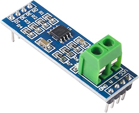 5PCS MAX485 RS485 Transceiver Module TTL UART Serial to RS485 Instrument Interface Module Max458 Chip RS-485 Communication Transceiver 5V SCM Development Accessories Board for Raspberry Pi