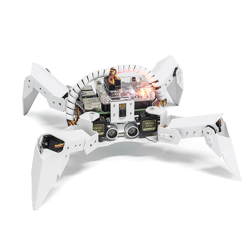 Raspberry Pi Robot Kit - PiCrawler for Raspberry Pi 4B/3B+/3B/Zero 2W - SunFounder