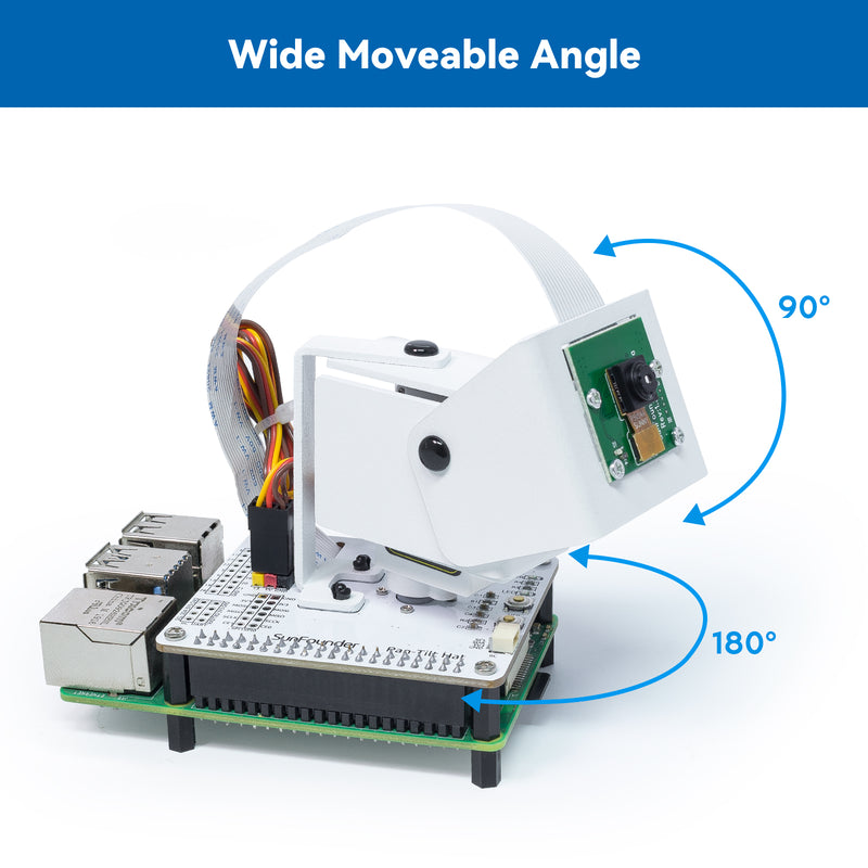 SunFounder Raspberry Pi Pan-Tilt Hat Camera Kit