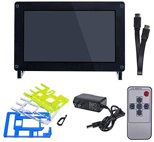 SunFounder 7" 1024*600 HD LCD Display Screen Built in Speaker for Raspberry Pi 3 Model B+, 2 Model B, 1 Model B+ - SunFounder