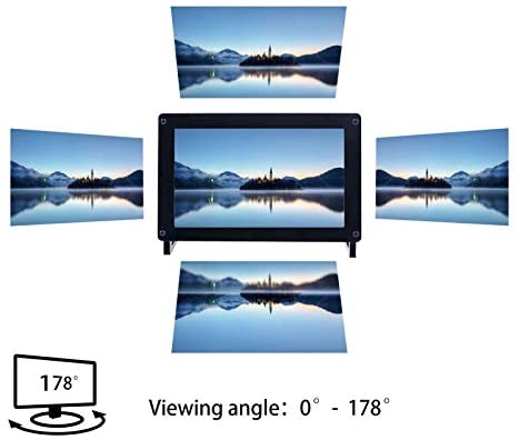SunFounder 7" 1024*600 HD LCD Display Screen Built in Speaker for Raspberry Pi 3 Model B+, 2 Model B, 1 Model B+ - SunFounder