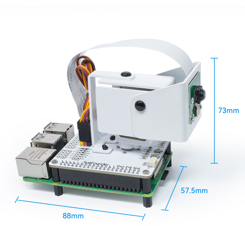 SunFounder Raspberry Pi Pan-Tilt Hat Camera Kit