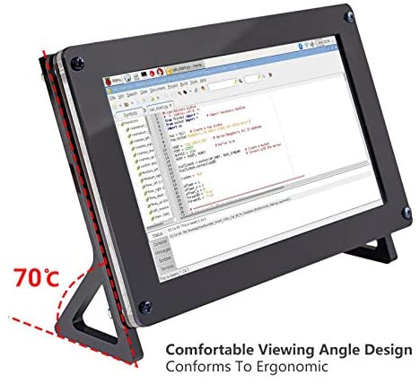 SunFounder 7" 1024*600 HD LCD Display Screen Built in Speaker for Raspberry Pi 3 Model B+, 2 Model B, 1 Model B+ - SunFounder