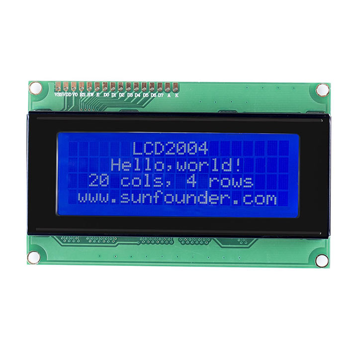SunFounder LCD2004 Module with 3.3V Backlight