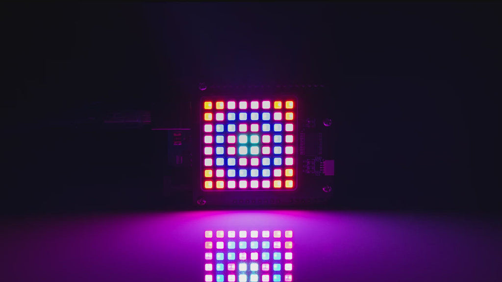 begå Jurassic Park Alt det bedste RGB 8x8 64 LED Matrix Panel Compatible with Arduino Individually Addre