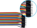 120pcs Breadboard Jumper Wires 20cm Dupont Cable, 40pin M to F, 40pin M to M, 40pin F to F Ribbon Cables Kit - SunFounder