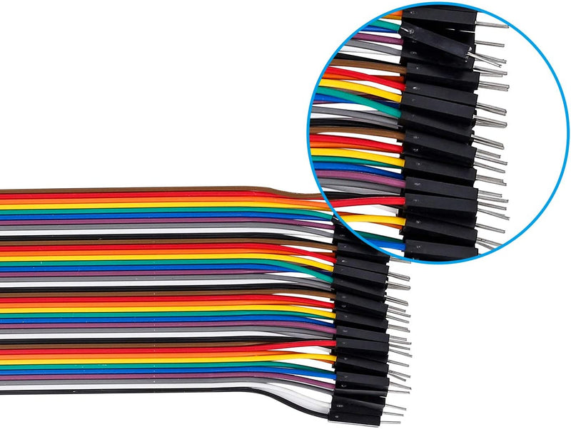 Jumper Wire Cable 3 X 40pcs Each 20cm,3 In 1 Dupont Breadboard