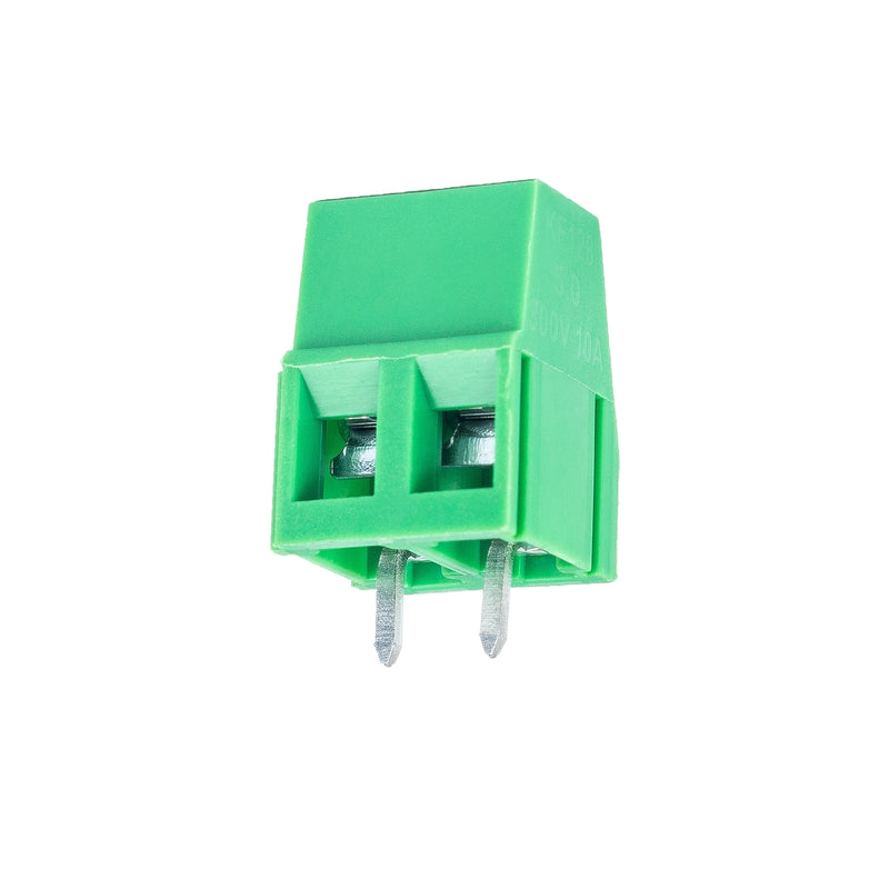 20Pcs 2 Pin 5mm Pitch PCB Mount Screw Terminal Block Connector 250V 8A(Green)