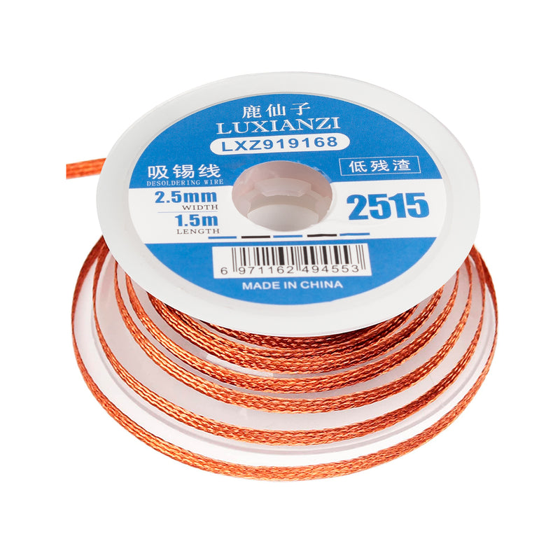 Solder Wick Braid 0.1'' Width 5.9'' Length With Flux No-Clean Electronic, Desoldering Wick Braid Remover<br data-mce-fragment="1">