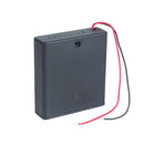 On/Off Switch 4 x 1.5V AA Battery Case Holder Leads Black with Cap - SunFounder