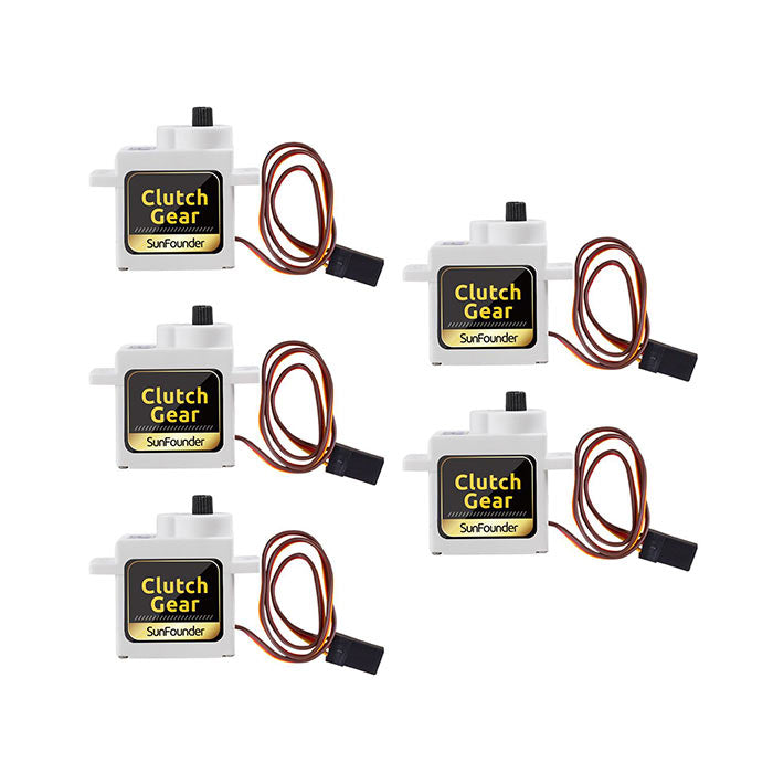 SG90 Micro Digital 9G Servo Motor for Helicopter Airplane Boat Robot Controls, 5 Pcs Pack