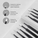 9pcs ESD Tweezers Kit Precision Anti-Static Tweezers Set - SunFounder