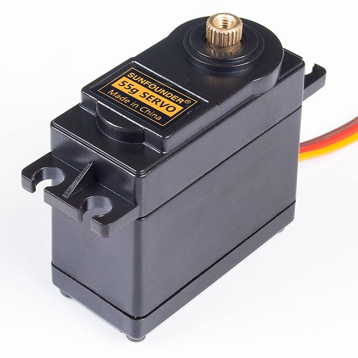 SunFounder 20KG Servo Motor Waterproof High Torque Servo, SF3218MG Metal  Gear Digital Servo, Aluminium Case, Control Angle 270° for RC Robot Cars