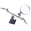 Helping Third Hand Soldering Iron Base Stand with Vise Clamp 5x Magnifying Glass - SunFounder