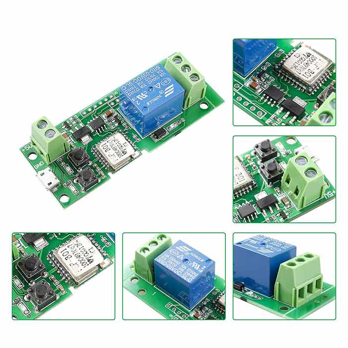 Smart Home Wireless Switch Controller-USB DC 5V Wireless Relay Module - SunFounder