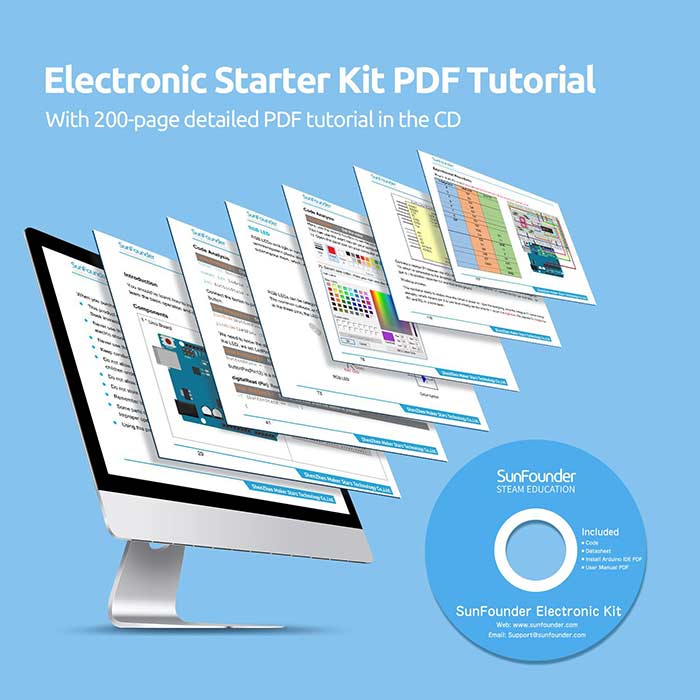 SunFounder Electronic Kit for Arduino and Raspberry pi SunFounder Electronic Kit for Arduino and Raspberry pi