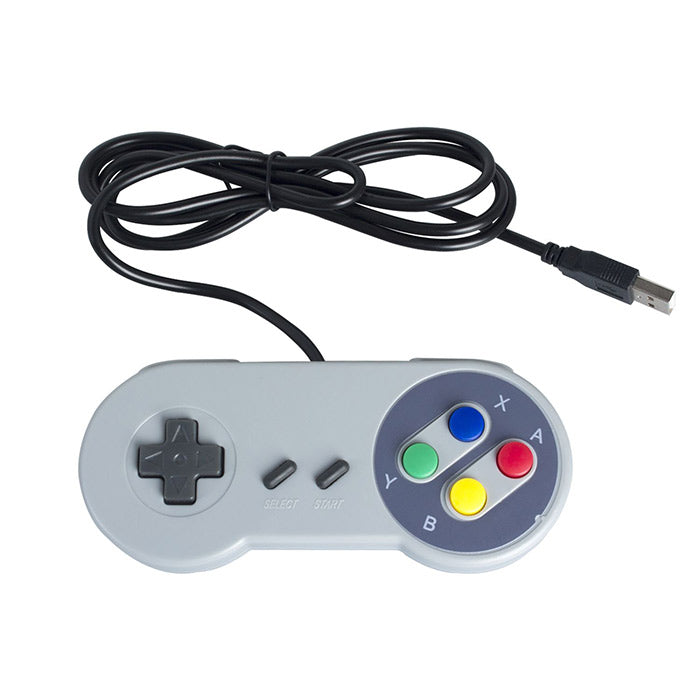 Wired USB Arcade Gamepad, Nintendo SNES Joypad for PC (2 pack)