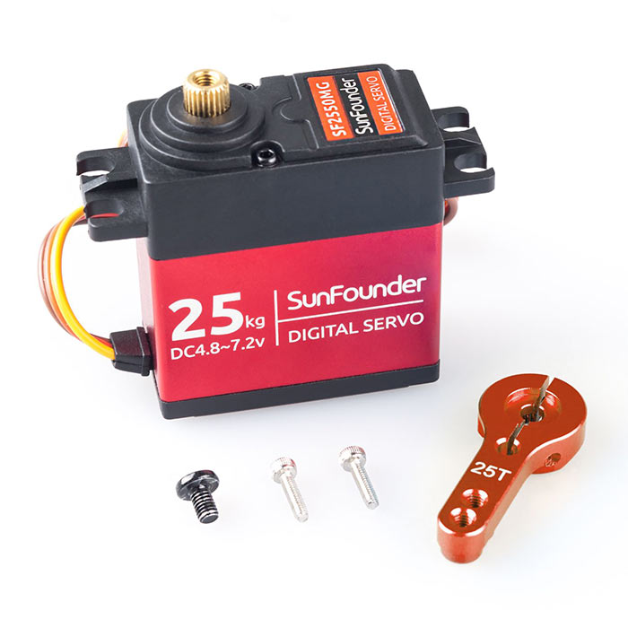 25KG High Torque Servo- DS-S020 Metal Gear Digital Servo for RC Robot Cars/Crawler Robot