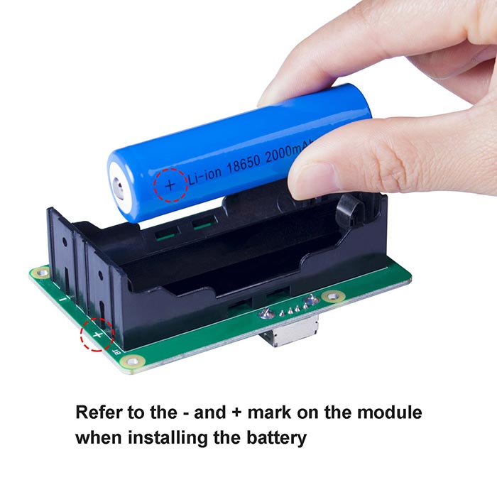 Lithium Battery Power Pack for Raspberry Pi, including the Expansion Board and Power Module(Old)