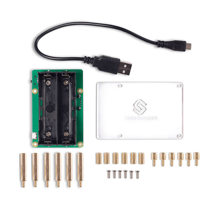 Lithium Battery Power Pack for Raspberry Pi, including the Expansion Board and Power Module(Old) - SunFounder