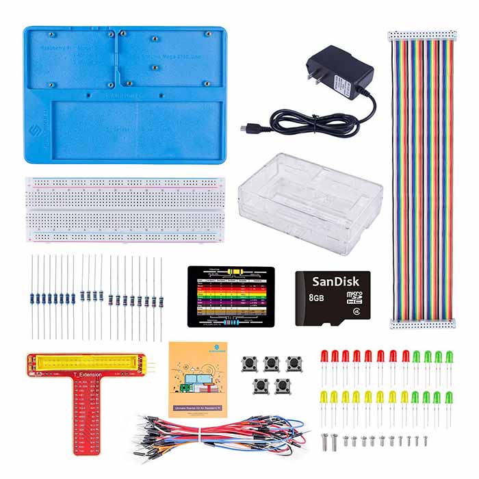 Ultimate Starter Kit for Raspberry Pi 3B/B+ with 8g TF card Detailed Manual