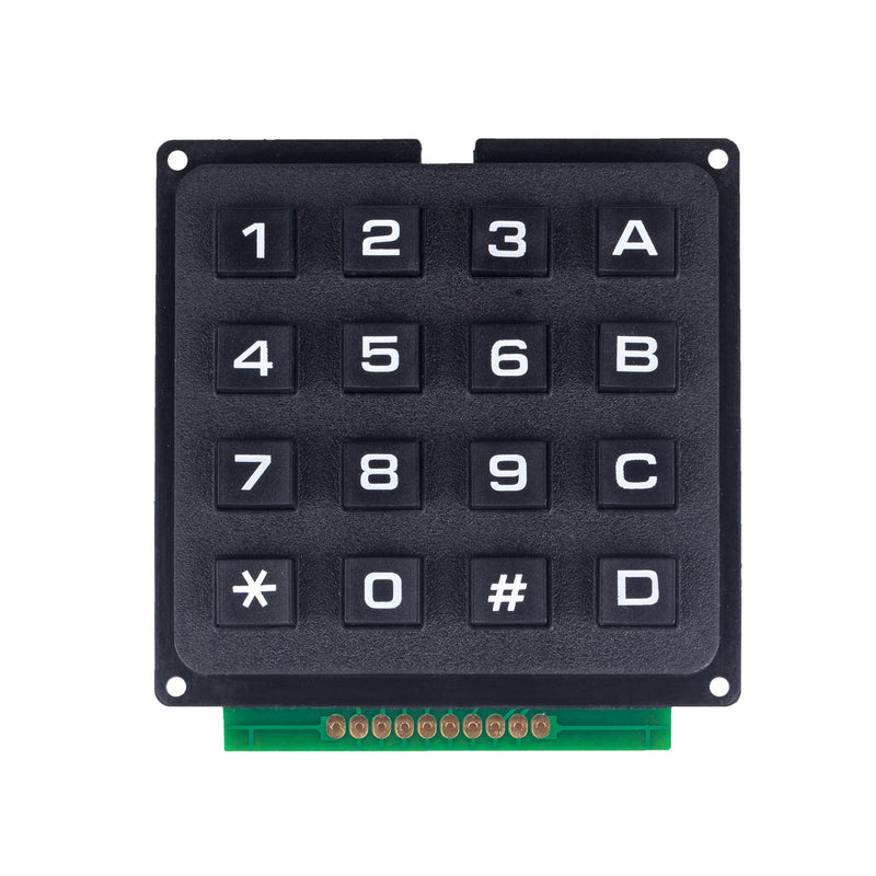 16 Keys Matrix Keypad 4x4 Membrane Keyboard Module